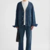 Pantaloni in denim dal taglio regolare