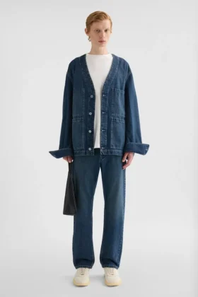 Pantaloni in denim dal taglio regolare