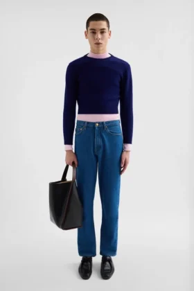 Maglione corto in lana
