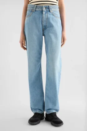 Pantaloni in denim dal taglio regolare