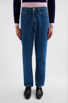 Pantaloni in denim dal taglio regolare
