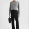 Pantaloni in gabardine di lana