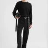 Pantaloni in gabardine di lana