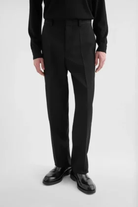 Pantaloni in gabardine di lana