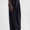 Pantaloni in gabardine di lana