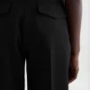 Pantaloni in gabardine di lana