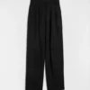 Pantaloni in gabardine di lana