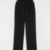 Pantaloni in misto lana