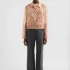 Pantaloni in popeline di lana