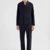 Pantaloni in popeline di lana