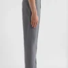 Pantaloni in popeline di lana