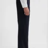 Pantaloni in popeline di lana