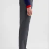 Pantaloni in popeline di lana