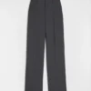 Pantaloni in popeline di lana
