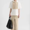 Pantaloni in popeline misto cotone