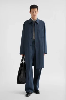 Pantaloni in popeline misto cotone