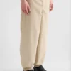 Pantaloni in popeline misto cotone