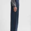 Pantaloni in popeline misto cotone
