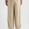Pantaloni in popeline misto cotone