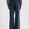 Pantaloni in popeline misto cotone