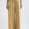 Pantaloni sartoriali in cotone leggero