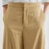 Pantaloni sartoriali in cotone leggero