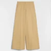 Pantaloni sartoriali in cotone leggero