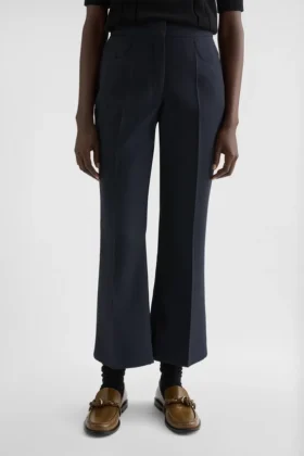 Pantaloni sartoriali in gabardine di lana