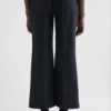 Pantaloni sartoriali in gabardine di lana