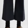 Pantaloni sartoriali in gabardine di lana