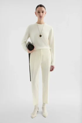 Pantaloni sartoriali in lana