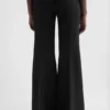 Pantaloni svasati in lana