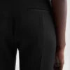 Pantaloni svasati in lana