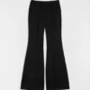 Pantaloni svasati in lana