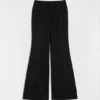 Pantaloni svasati in lana