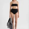 Slip bikini in jersey a vita alta