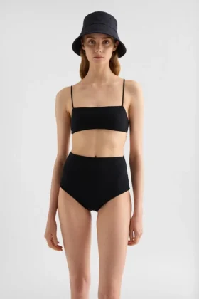 Slip bikini in jersey a vita alta