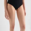 Slip bikini in jersey a vita alta