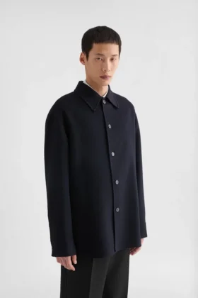 Sovracamicia leggera in cashmere