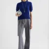 T-shirt in maglia di lana leggera