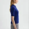 T-shirt in maglia di lana leggera