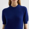 T-shirt in maglia di lana leggera
