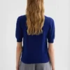 T-shirt in maglia di lana leggera