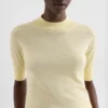 T-shirt in maglia mista cashmere