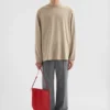 T-shirt leggera in cotone con collo rotondo