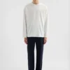 T-shirt leggera in cotone con collo rotondo