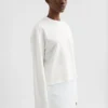 T-shirt leggera in cotone con collo rotondo