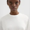 T-shirt leggera in cotone con collo rotondo