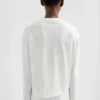 T-shirt leggera in cotone con collo rotondo