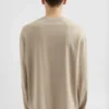 T-shirt leggera in cotone con collo rotondo